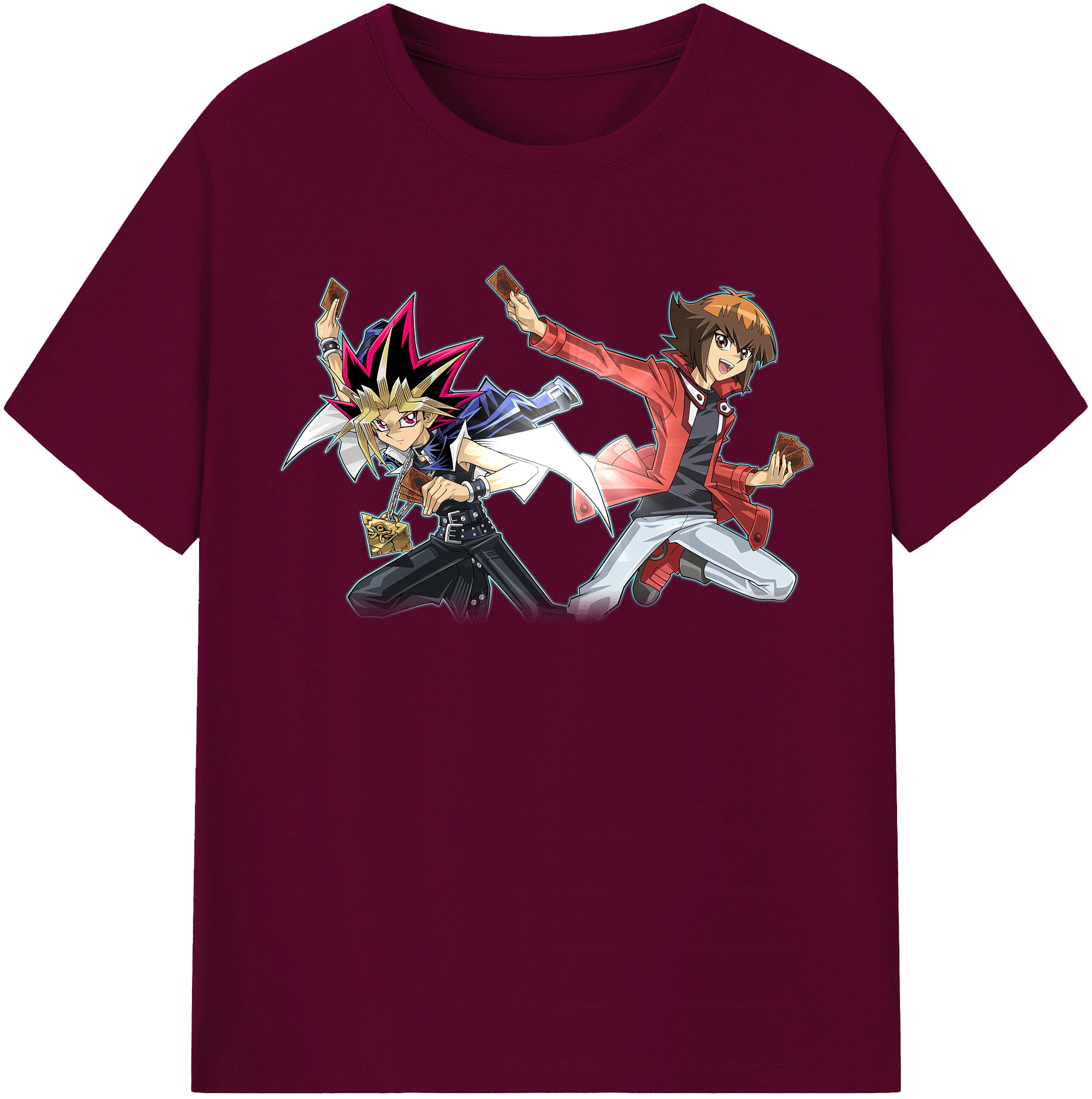 （画像用） 遊☆戯☆王 Yu-Gi-Oh! レディースカジュアルプリントTシャツ（綿100％）